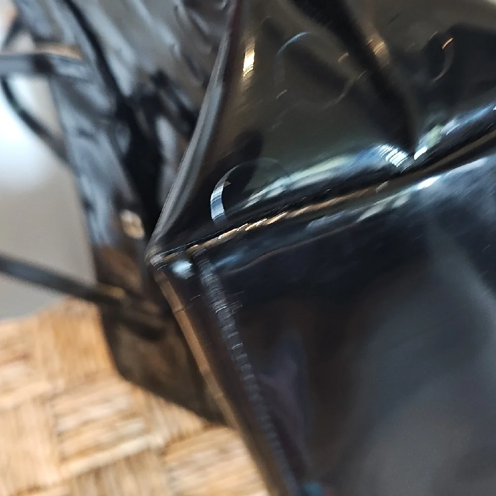 Kate Spade Black Patent Leather Tote Bag